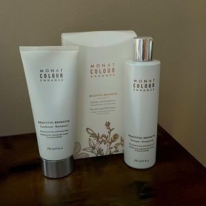 Monat Beautiful Brunette Colour Enhance Shampoo (8oz.)  and Conditioner (6oz.)